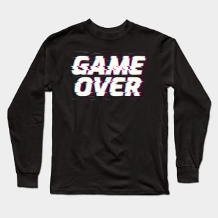 Game Over Glitch Long Sleeve T-Shirt